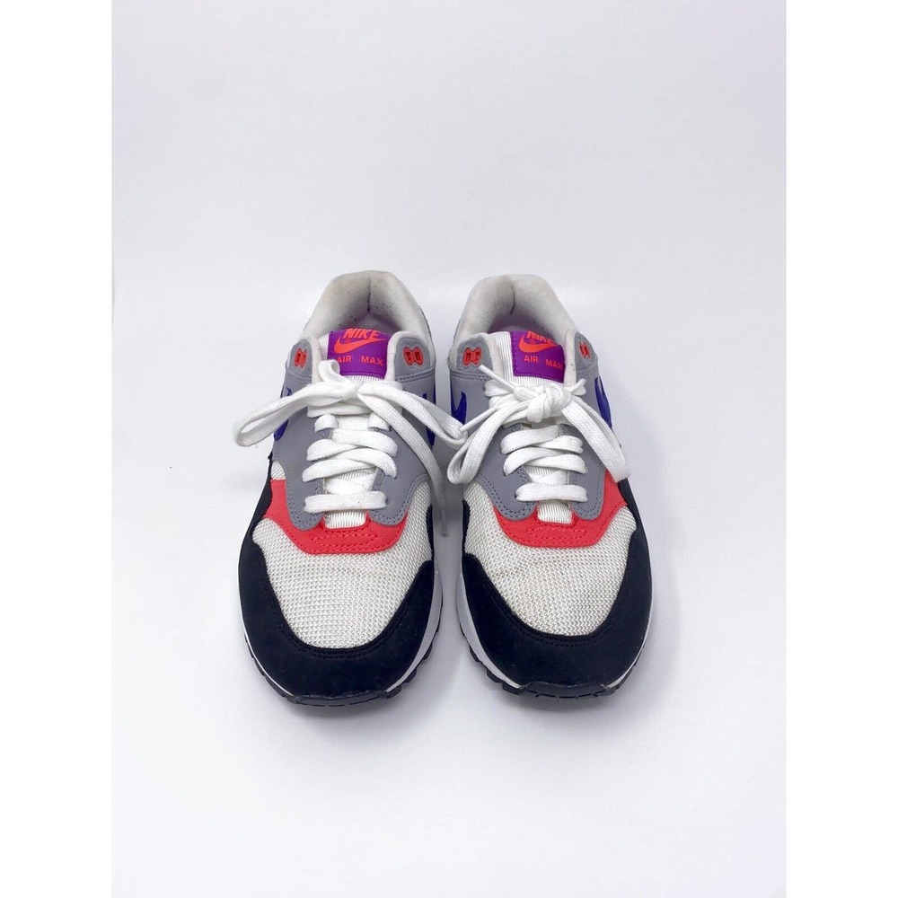 Nike Air Max 1 Women's Raptors Black Purple Gray Pink White Size 7 | 319986-114 - Picture 2 of 6